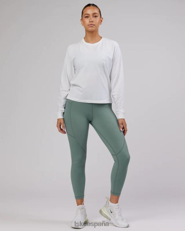 LSKD mujer Camiseta pimaflx ls de lujo - blanco 8T6NZ291 vestir