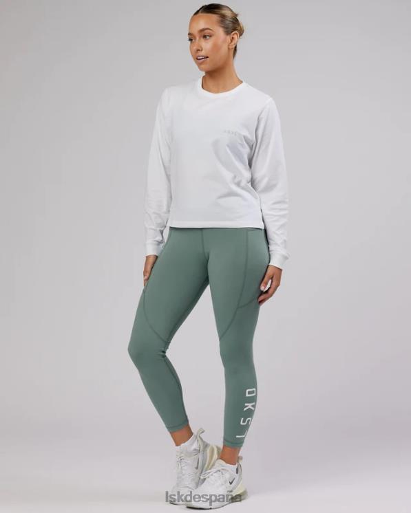 LSKD mujer Camiseta pimaflx ls de lujo - blanco 8T6NZ291 vestir