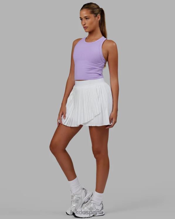 LSKD mujer Camiseta sin mangas acanalada Squad - lila pálido 8T6NZ137 vestir