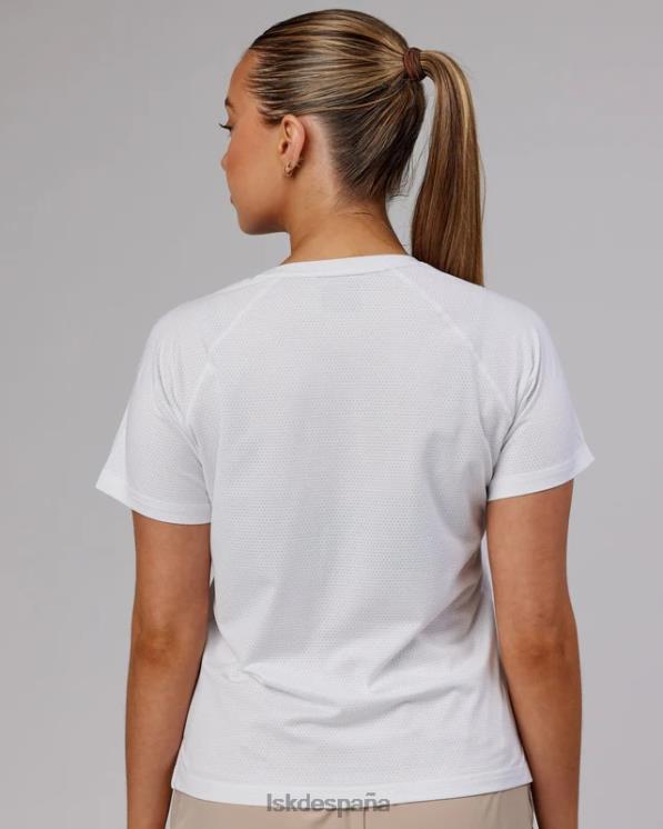 LSKD mujer Realizar camiseta vaporflx - marga blanca 8T6NZ237 vestir