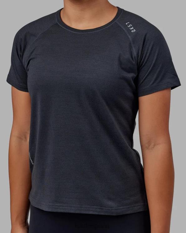 LSKD mujer Realizar camiseta vaporflx - marga negra 8T6NZ234 vestir