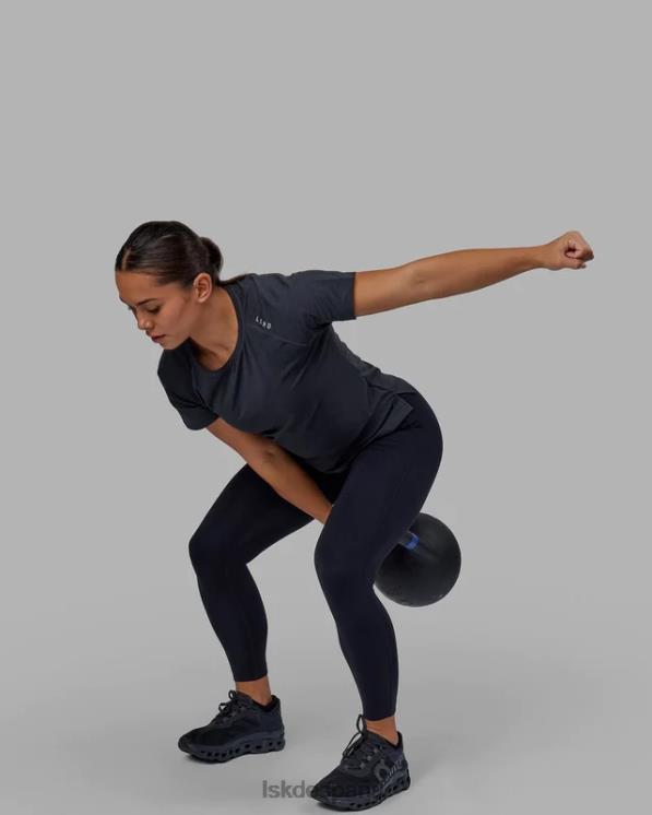 LSKD mujer Realizar camiseta vaporflx - marga negra 8T6NZ234 vestir