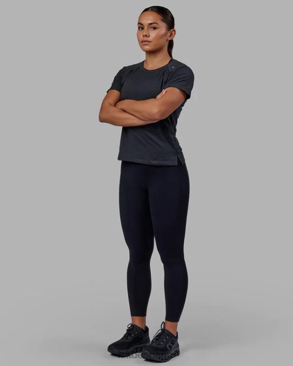 LSKD mujer Realizar camiseta vaporflx - marga negra 8T6NZ234 vestir