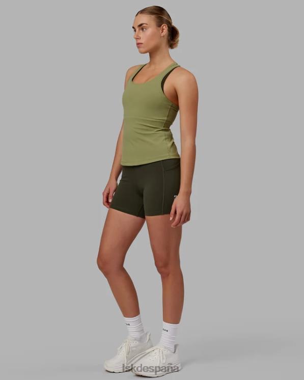 LSKD mujer Tanque activo Lift Performance - Moss Stone 8T6NZ116 vestir