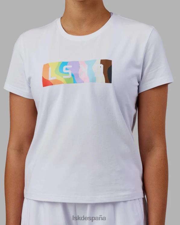 LSKD mujer camiseta juntos - orgullo-blanco 8T6NZ251 vestir