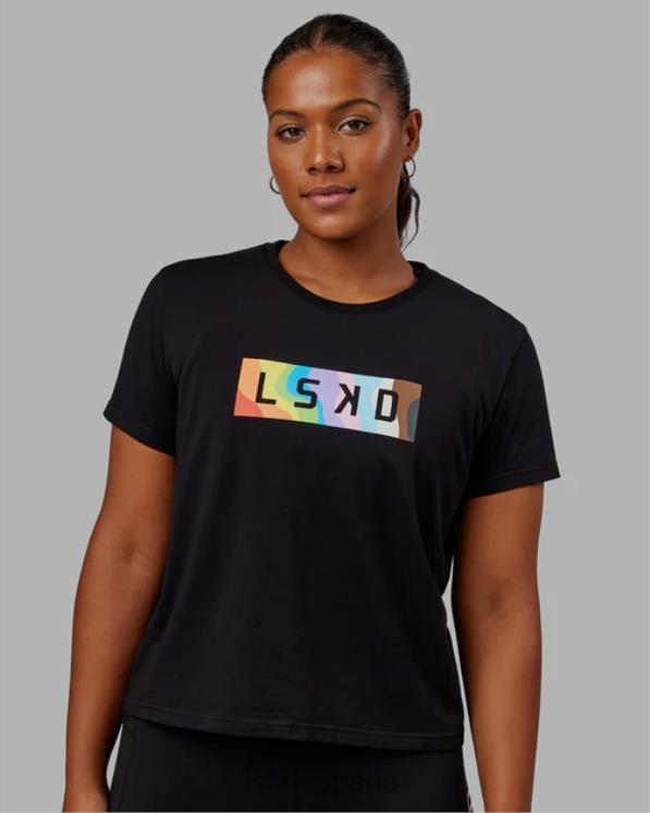 LSKD mujer camiseta juntos - orgullo-negro 8T6NZ271 vestir