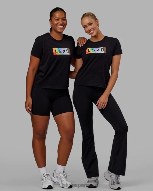 LSKD mujer camiseta juntos - orgullo-negro 8T6NZ271 vestir