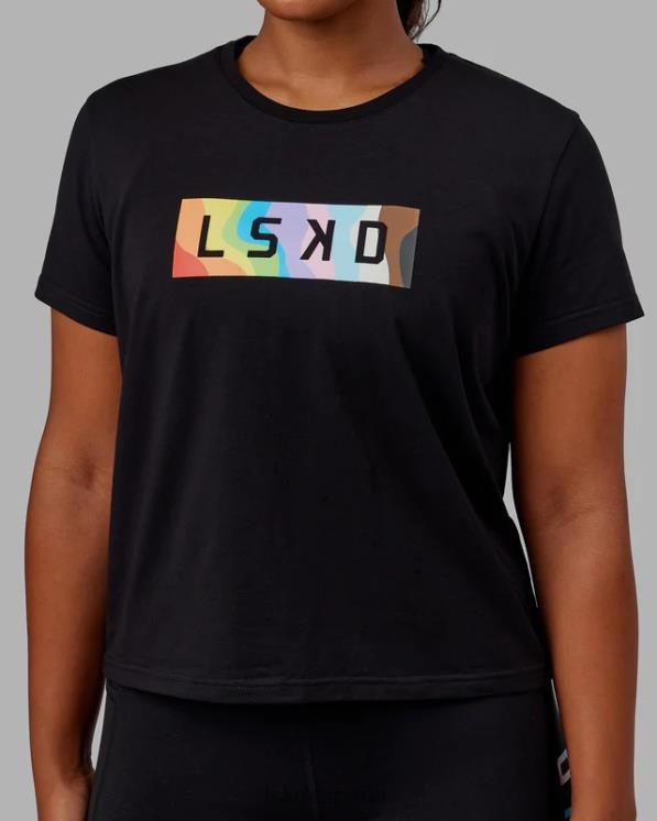 LSKD mujer camiseta juntos - orgullo-negro 8T6NZ271 vestir