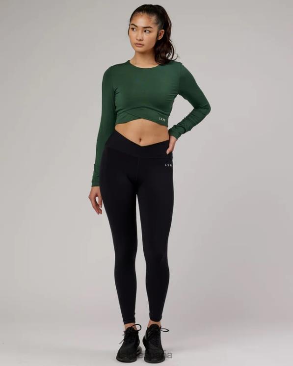 LSKD mujer camiseta ls envuelta - aguja de pino 8T6NZ333 vestir