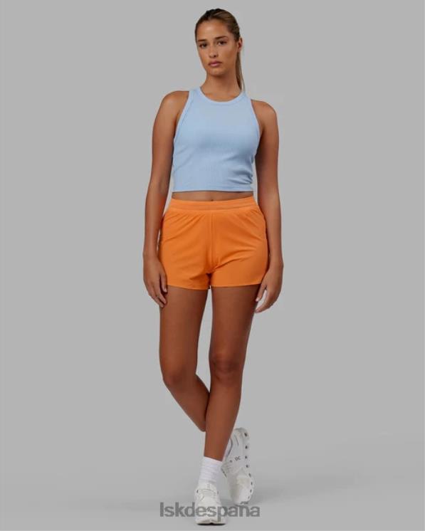 LSKD mujer camiseta sin mangas acanalada squad - windsurfista 8T6NZ132 vestir