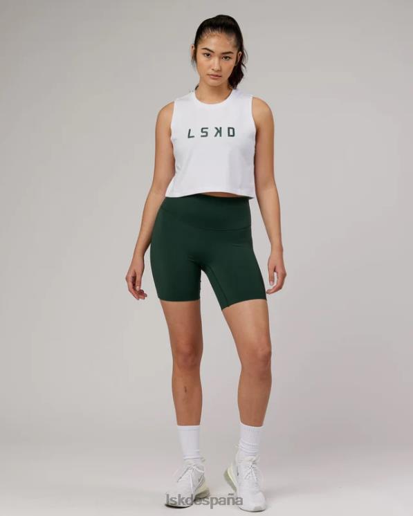 LSKD mujer camiseta sin mangas ágil flxcotton - white-pineneedle 8T6NZ180 vestir