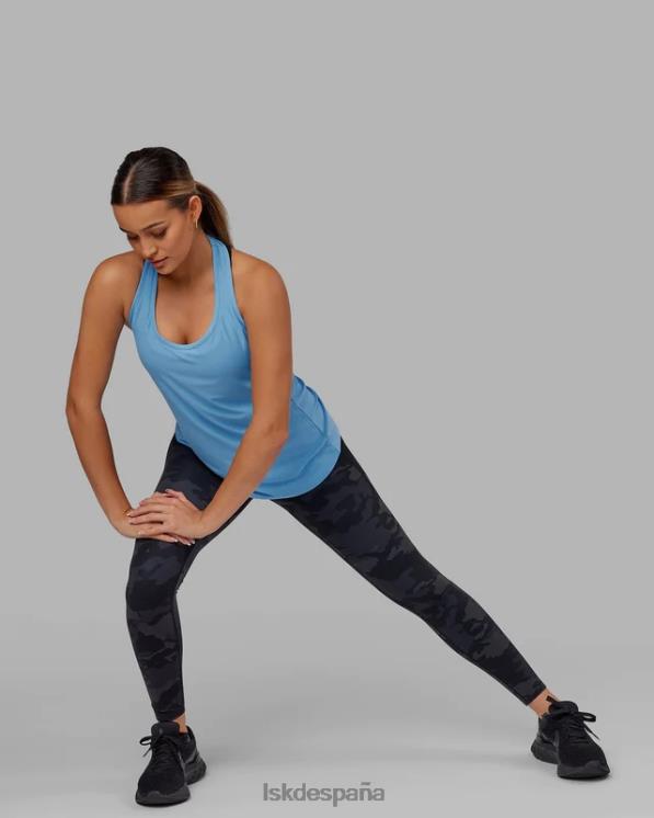 LSKD mujer camiseta sin mangas sprint - azul celeste 8T6NZ152 vestir