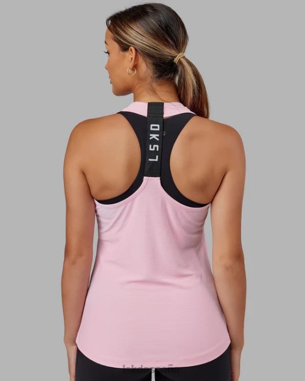 LSKD mujer camiseta sin mangas sprint - rosa pétalo 8T6NZ153 vestir