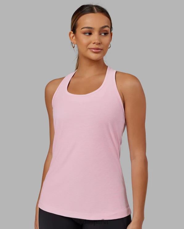 LSKD mujer camiseta sin mangas sprint - rosa pétalo 8T6NZ153 vestir