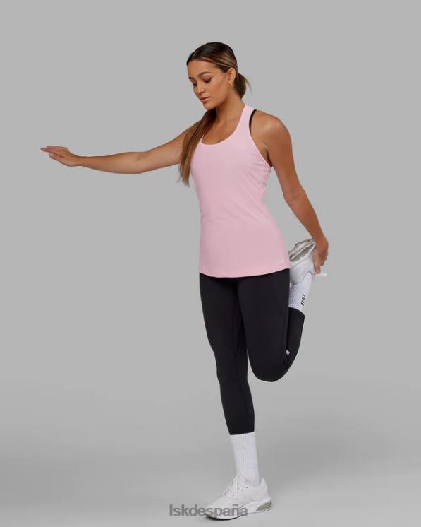 LSKD mujer camiseta sin mangas sprint - rosa pétalo 8T6NZ153 vestir