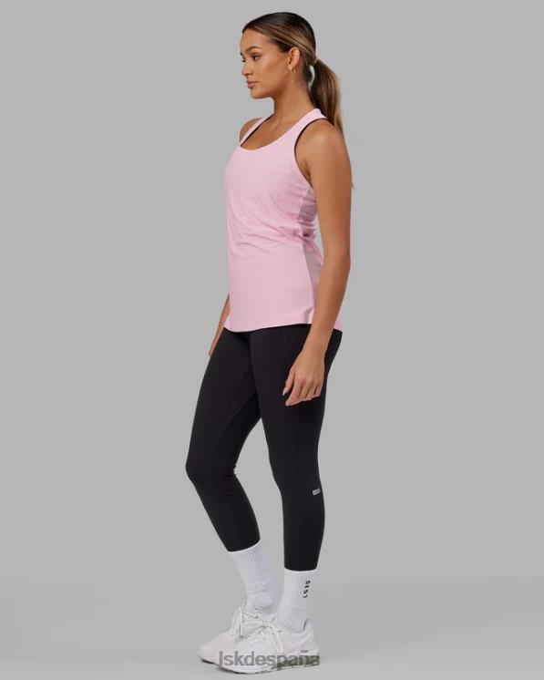 LSKD mujer camiseta sin mangas sprint - rosa pétalo 8T6NZ153 vestir