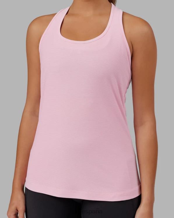 LSKD mujer camiseta sin mangas sprint - rosa pétalo 8T6NZ153 vestir