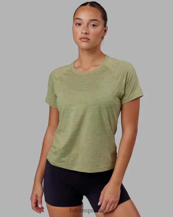 LSKD mujer realizar camiseta vaporflx - marga de piedra de musgo 8T6NZ220 vestir