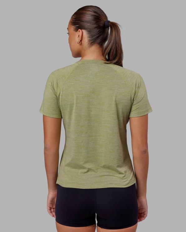 LSKD mujer realizar camiseta vaporflx - marga de piedra de musgo 8T6NZ220 vestir