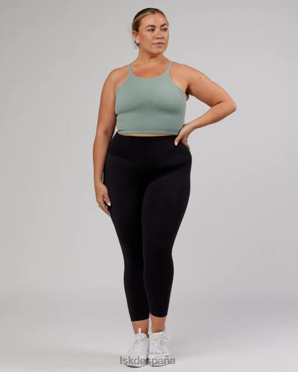 LSKD mujer tanque acanalado de cultivo mínimo sin costuras - escarcha 8T6NZ199 vestir