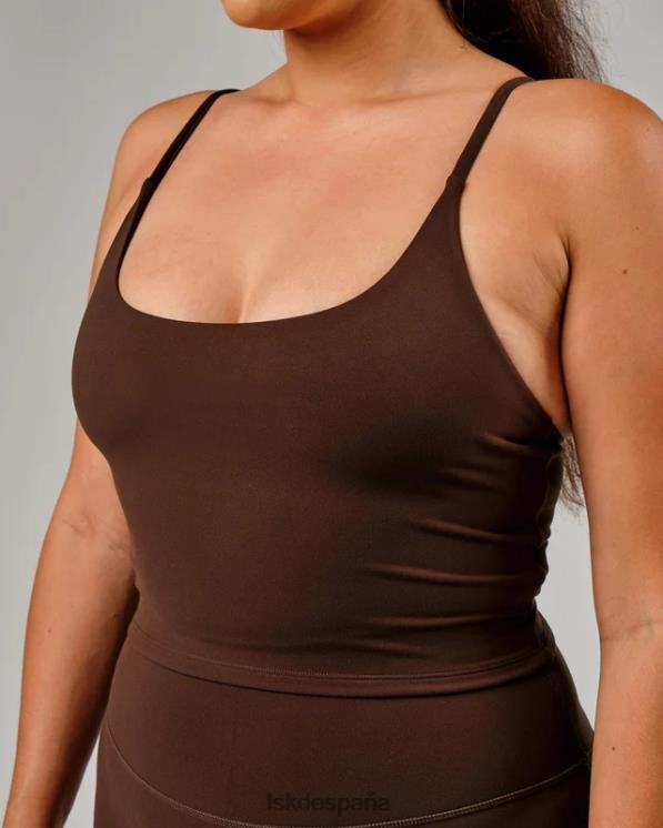 LSKD mujer tanque activo elixir - chocolate 8T6NZ214 vestir
