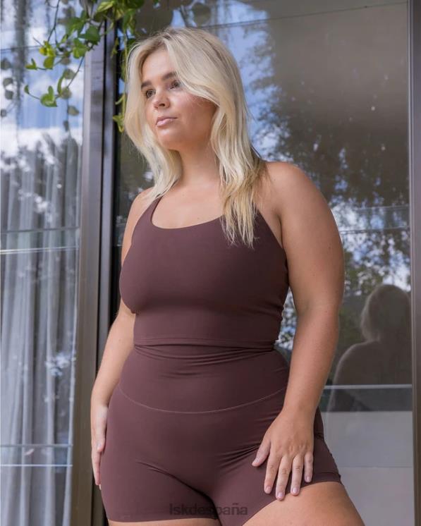 LSKD mujer tanque activo elixir - chocolate 8T6NZ214 vestir