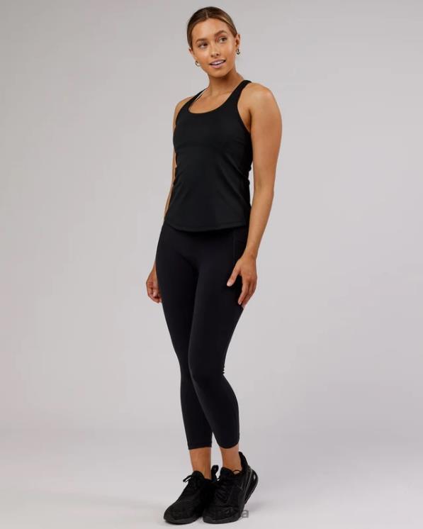 LSKD mujer tanque de rendimiento de elevación - negro 8T6NZ120 vestir