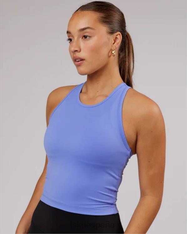 LSKD mujer tanque de rendimiento de flujo - azul aciano 8T6NZ182 vestir