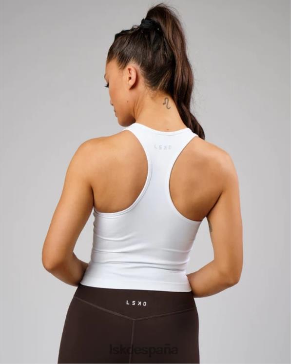 LSKD mujer tanque de rendimiento de flujo - blanco 8T6NZ122 vestir