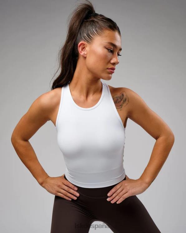 LSKD mujer tanque de rendimiento de flujo - blanco 8T6NZ122 vestir