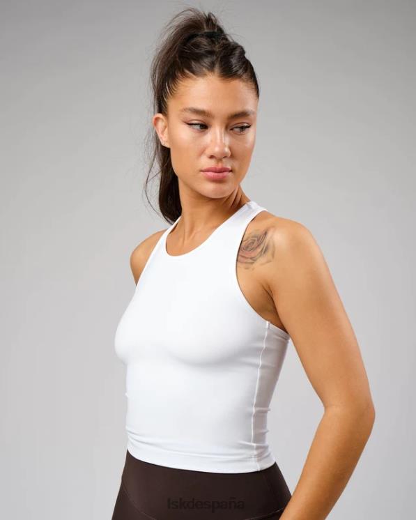 LSKD mujer tanque de rendimiento de flujo - blanco 8T6NZ122 vestir