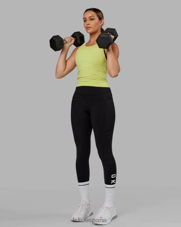 LSKD mujer tanque de rendimiento de flujo - cítricos pálidos 8T6NZ158 vestir