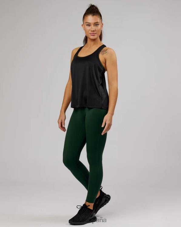 LSKD mujer tanque de tiro libre - negro 8T6NZ198 vestir