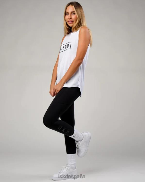 LSKD mujer tanque luna - blanco-negro 8T6NZ133 vestir