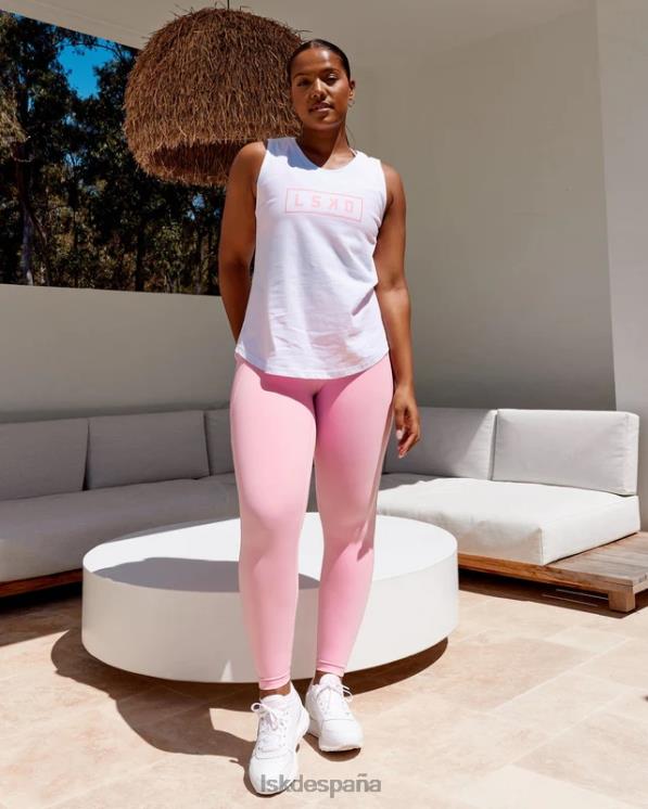 LSKD mujer tanque luna - glaseado blanco-rosa 8T6NZ193 vestir
