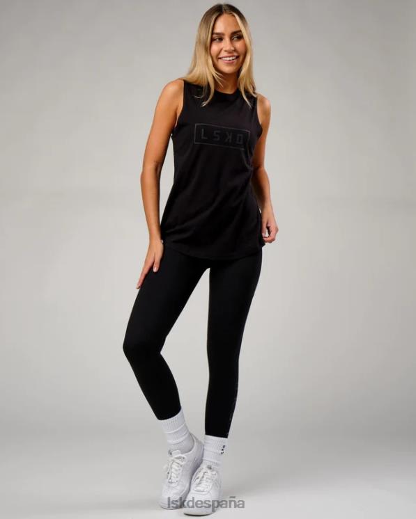 LSKD mujer tanque luna - negro-negro 8T6NZ173 vestir