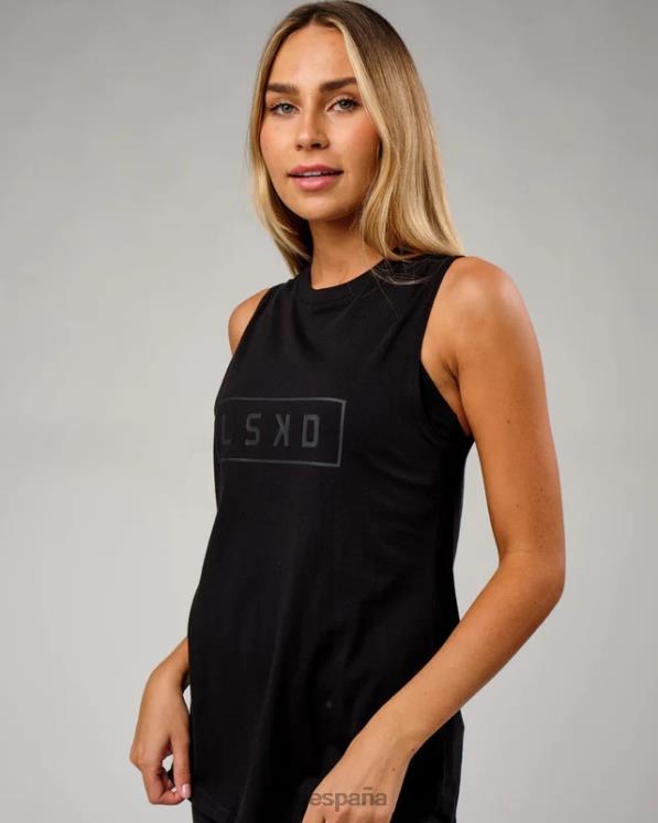 LSKD mujer tanque luna - negro-negro 8T6NZ173 vestir