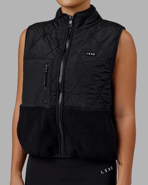 LSKD mujer Chaleco acolchado con pico - negro 8T6NZ472 vestir