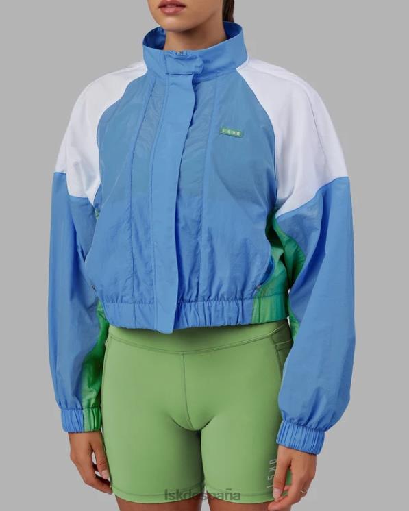 LSKD mujer Chaqueta deportiva nostalgia - azul celeste 8T6NZ479 vestir
