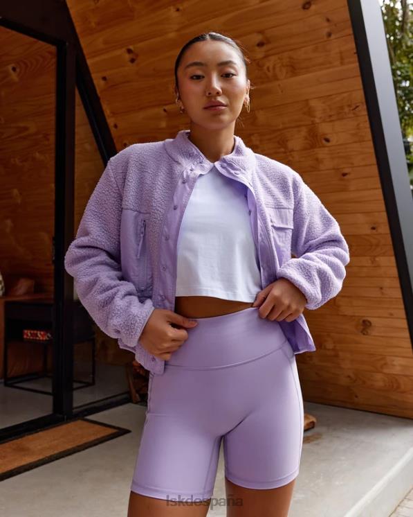 LSKD mujer Chaqueta polar alpina - lila pálido 8T6NZ466 vestir