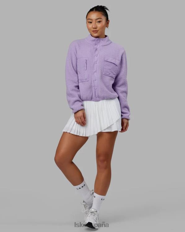 LSKD mujer Chaqueta polar alpina - lila pálido 8T6NZ466 vestir