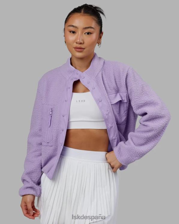 LSKD mujer Chaqueta polar alpina - lila pálido 8T6NZ466 vestir