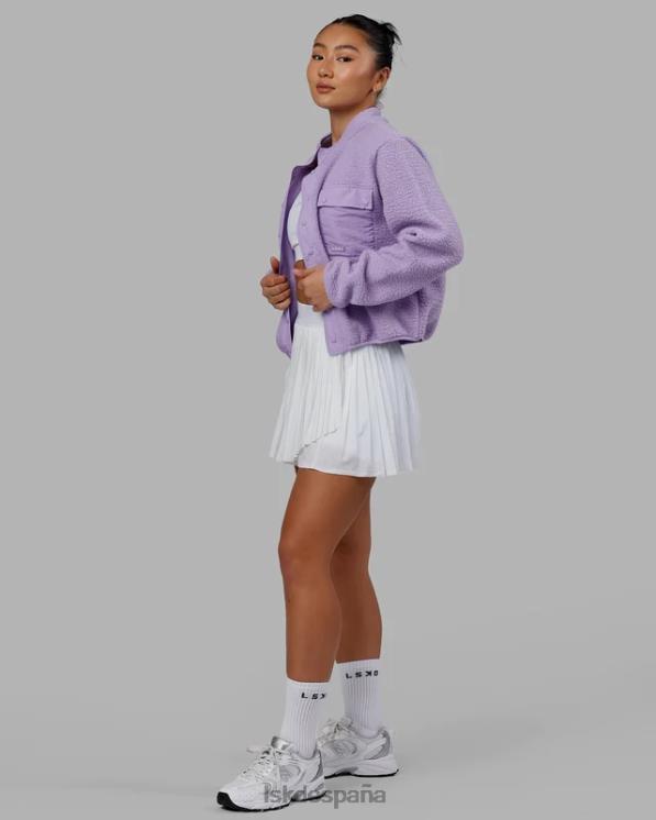 LSKD mujer Chaqueta polar alpina - lila pálido 8T6NZ466 vestir