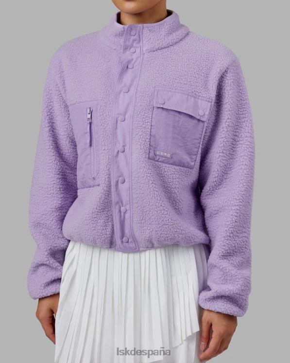 LSKD mujer Chaqueta polar alpina - lila pálido 8T6NZ466 vestir