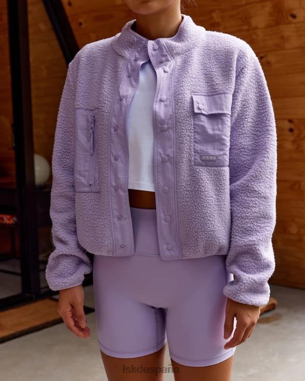 LSKD mujer Chaqueta polar alpina - lila pálido 8T6NZ466 vestir
