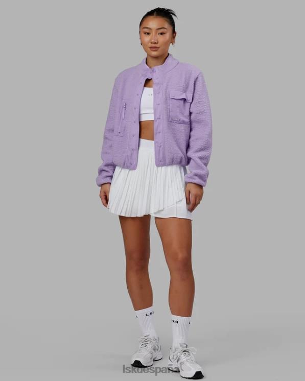 LSKD mujer Chaqueta polar alpina - lila pálido 8T6NZ466 vestir