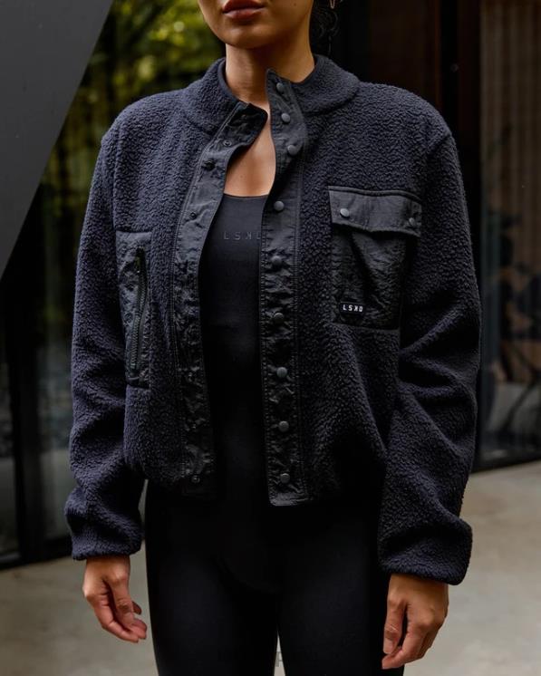 LSKD mujer Chaqueta polar alpina - negro 8T6NZ463 vestir