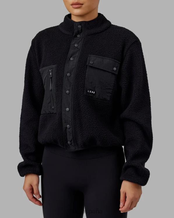 LSKD mujer Chaqueta polar alpina - negro 8T6NZ463 vestir