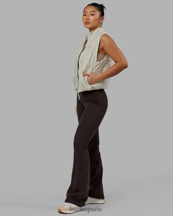 LSKD mujer chaleco acolchado con pico - hueso 8T6NZ476 vestir