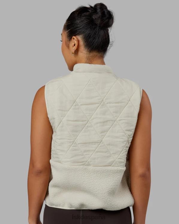 LSKD mujer chaleco acolchado con pico - hueso 8T6NZ476 vestir